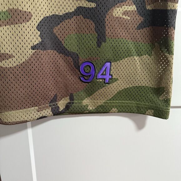 Supreme Men Rhinestone Camo Print Jersey 94 Small Authentic Polyester - Picture 3 of 8